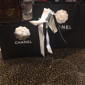 Chanel bags with Chanel ribbon